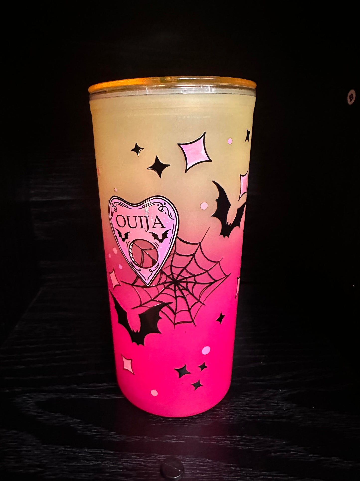 Pink Planchette Tumbler