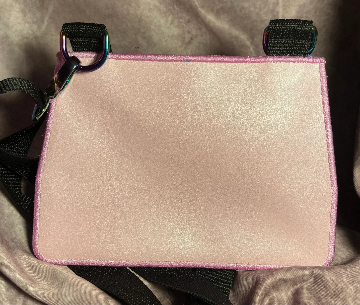 Batwing Pastel Goth Crossbody Bag. Clutch Purse