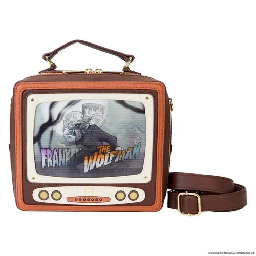 Universal Monsters Vintage TV Triple Lenticular Crossbody Bag