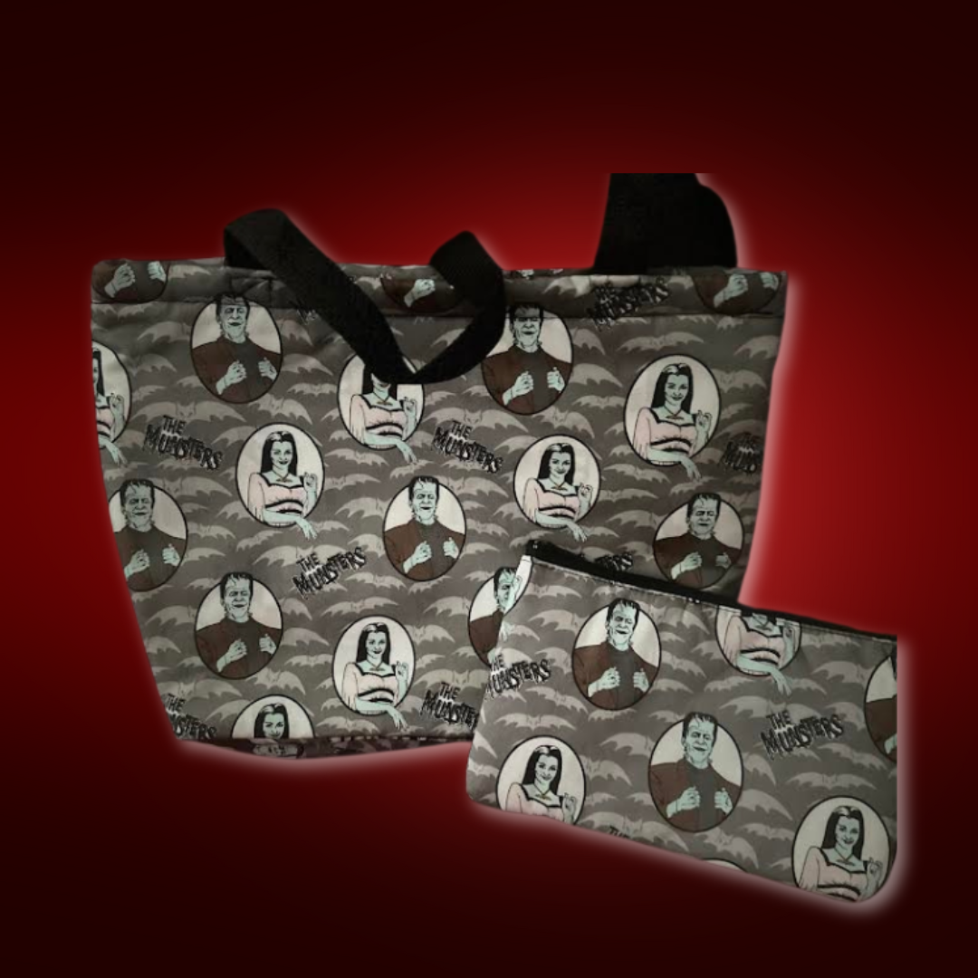 Horror Tote Bag with matching MIni - The Munsters