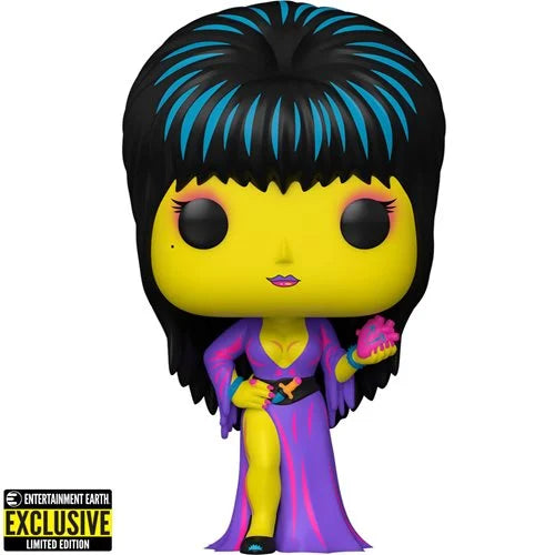 Elvira Black Light Funko Pop! - Entertainment Earth Exclusive