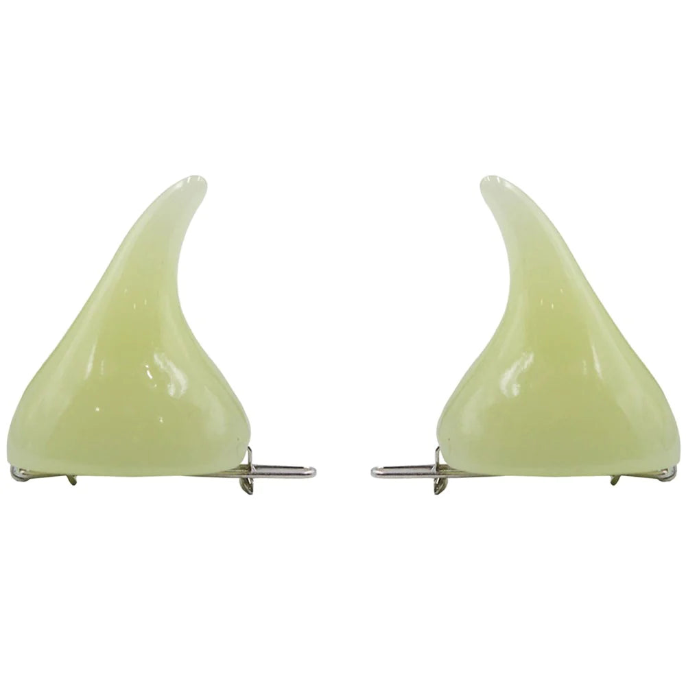 Horror Hair Horns - Glow In Dark